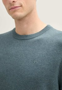 TOM TAILOR Maglione - stormy teal melange