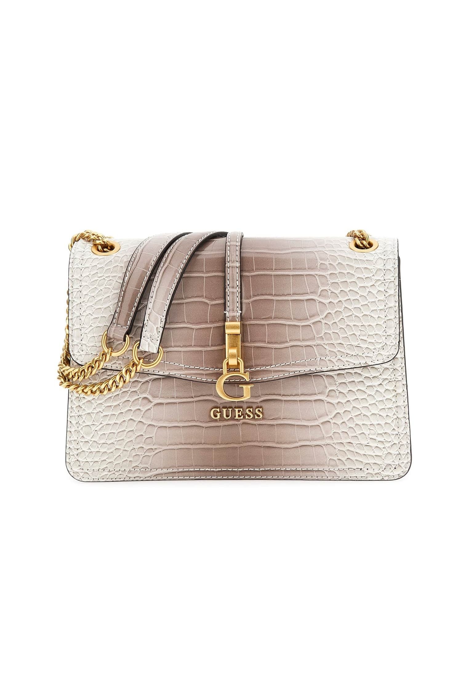 Guess JAMES KROKO PRINT Cross body bag mehrfarbig grau/grey