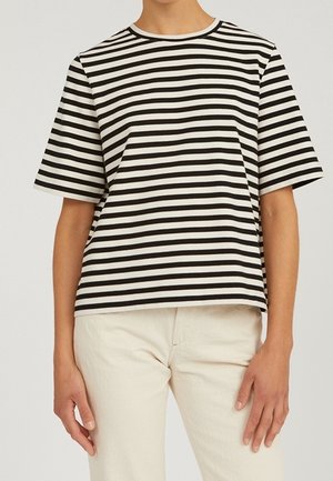 T-shirt con stampa - black