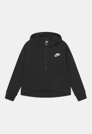 CLUB HOODIE - Felpa con zip - black/white