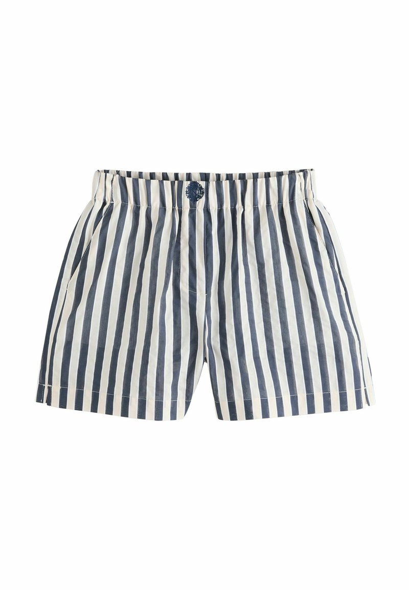 Next REGULAR FIT - RICH PULL ON - Short - white navy stripe/bleu ...