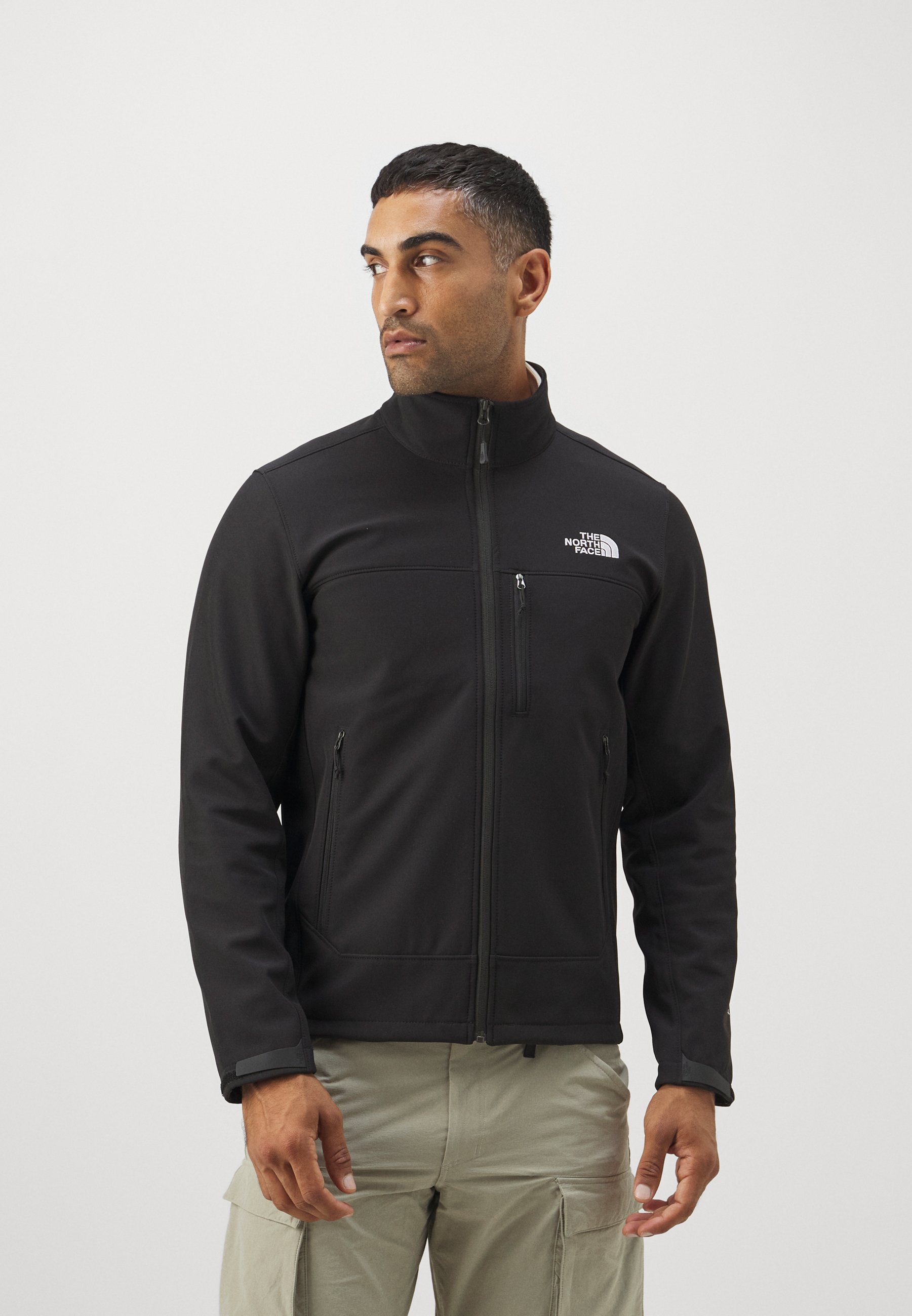 The North Face APEX BIONIC JACKET - Softshelljacke - black/white 