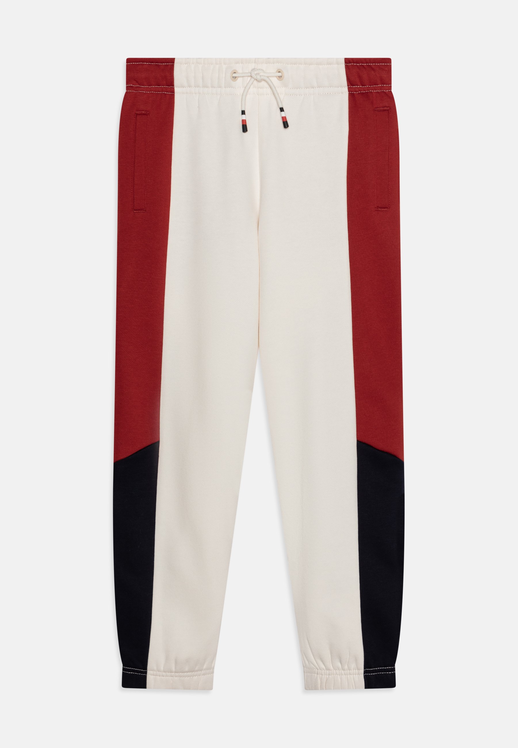 Tommy Hilfiger COLORBLOCK Pantalones deportivos ancient white