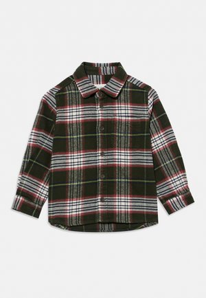 Les Deux, CHECK OVERSHIRT KIDS UNISEX - Леко яке - rosin green