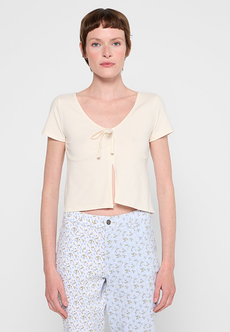 Hollister Co. T-shirt basic crème Hollister Co. T-shirt basic crème