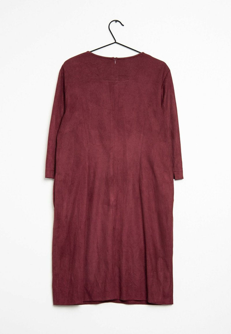 open lace back dress Gerry Weber Women's Bodycon Rib Knit Half Sleeve 3/4 Sleeve Plain  Knee-Length Dress, Lipstick : Amazon.de: Fashion main image 0
