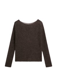 Strickpullover - dark brown