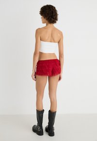 Jaded London RHEA BLOOMERS - Kratke hlače - red