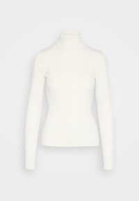 Gina Tricot Stickad tröja - white