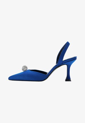 SLINGBACK RHINESTONE - Decolleté - blue