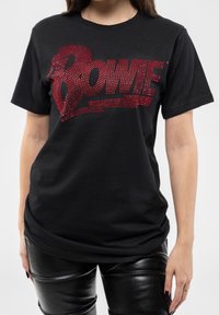 Paradiso Clothing DAVID BOWIE DIAMANTE FLASH - Print T-shirt - black