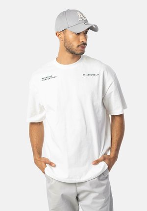 Elias Rumelis TUCKER - Print T-shirt - offwhite