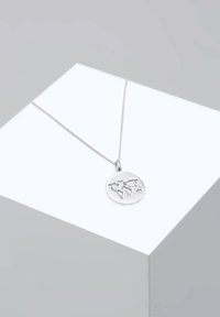 Elli WORLD MAP - Colier - silver coloured
