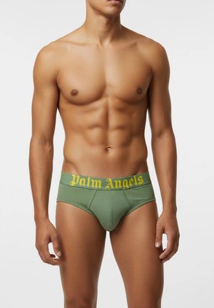 Palm Angels, BRIEF BIPACK CONTRAST - Slip - military