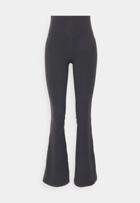 GROOVE SUPER-HIGH-RISE FLARED NULU - Leggingek - black