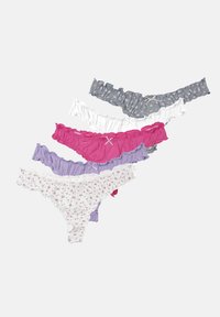 5 PACK - String - white/purple/pink/grey
