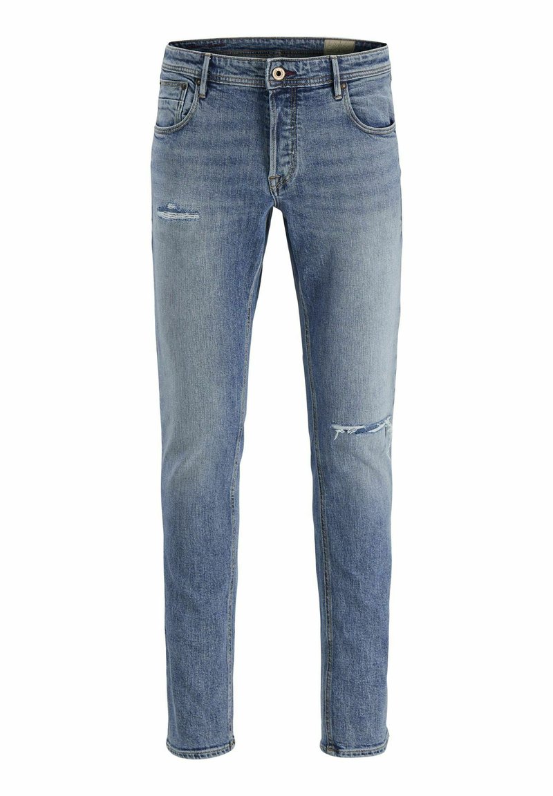 jack & jones Straight leg jeans blauw denim/bluedenim
