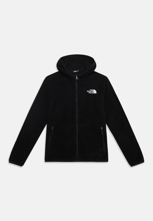 The North Face, TEEN GLACIER HOODIE UNISEX - Športna jopa s kapuco na zadrgo - black