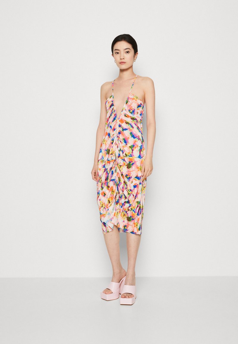 ONLY ONLFILIPPA STRAP ROUCHING DRESS - Φόρεμα σε ίσια γραμμή - light pink