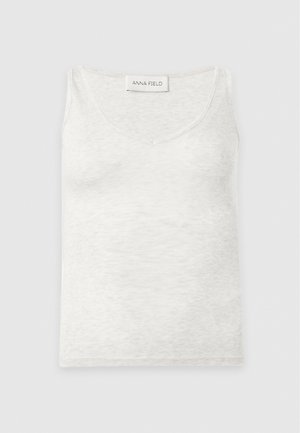 Anna Field by Zalando, LYOCELL TANK TOP WITH WOOL CONTENT - Débardeur - beige melange