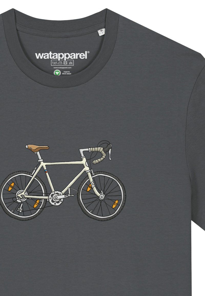 Kiwistar - T-Shirt - rot - Rennrad Fahrrad Evolution Motiv