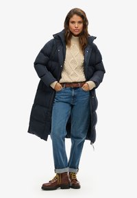 Superdry & Co PUFFER - Abrigo de invierno - eclipse navy