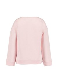 Felpa rosa chiaro a maniche lunghe con scollo rotondo e vestibilità morbida. Composta da un tessuto morbido con polsini e orlo a costine.