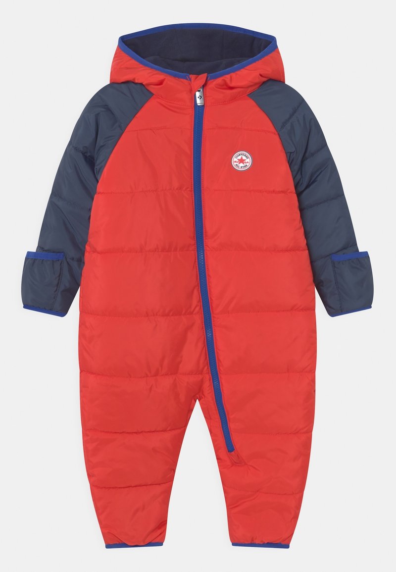 Converse COLOR BLOCK SNOW SUIT UNISEX - Lyžařská kombinéza - university red