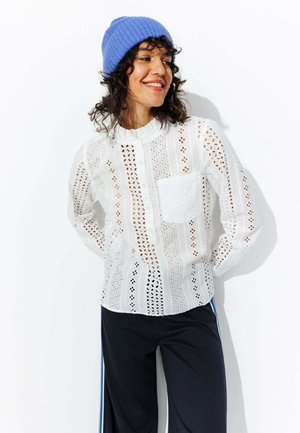 EN BRODERIE ANGLAISE - Blouse - blanc