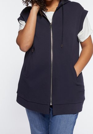 Sweater met rits - blue