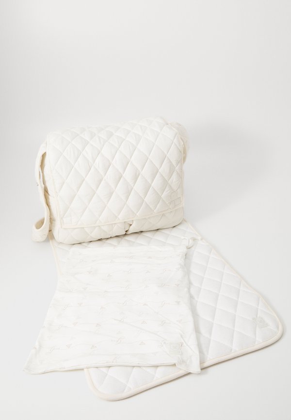 CHANGING BAG WITH CHANGING MAT UNISEX - Wickeltasche - sand grain