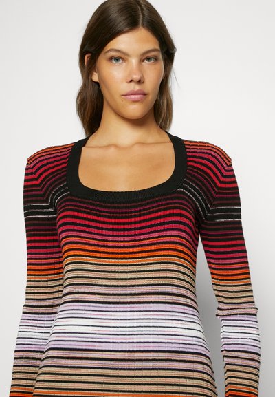 Missoni DRESS - Rochie maxi - multicolor/red/white/black