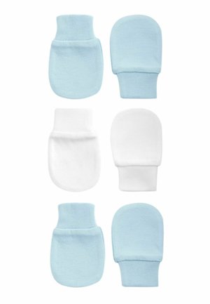 Next SCRATCH 3 PACK REGULAR FIT - Moufles - white blue