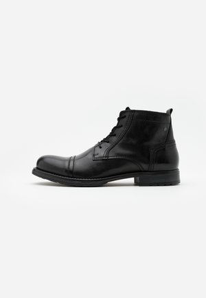 Bottines à lacets - black