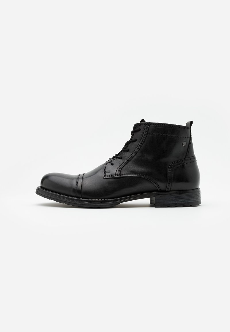 Jack & Jones Botines con cordones - black