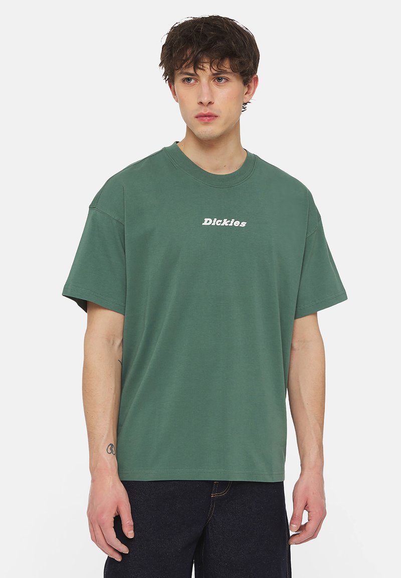 Dickies ENTERPRISE TEE - Triko s potiskem - dark forest