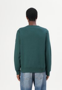 TOM TAILOR STRUCTURED CREW NECK - Sweatshirt - jasper green