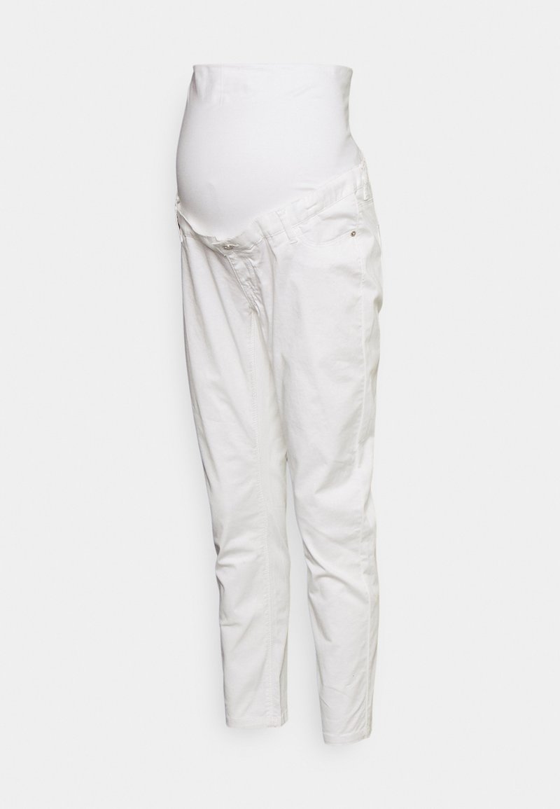 Esprit Maternity PANTS OVER THE BELLY Stoffhose bright white/weiß