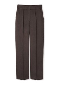 WIDE LEG FIT - Pantalones - brown