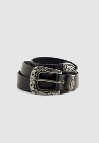 GO WEST - Belt - caviar