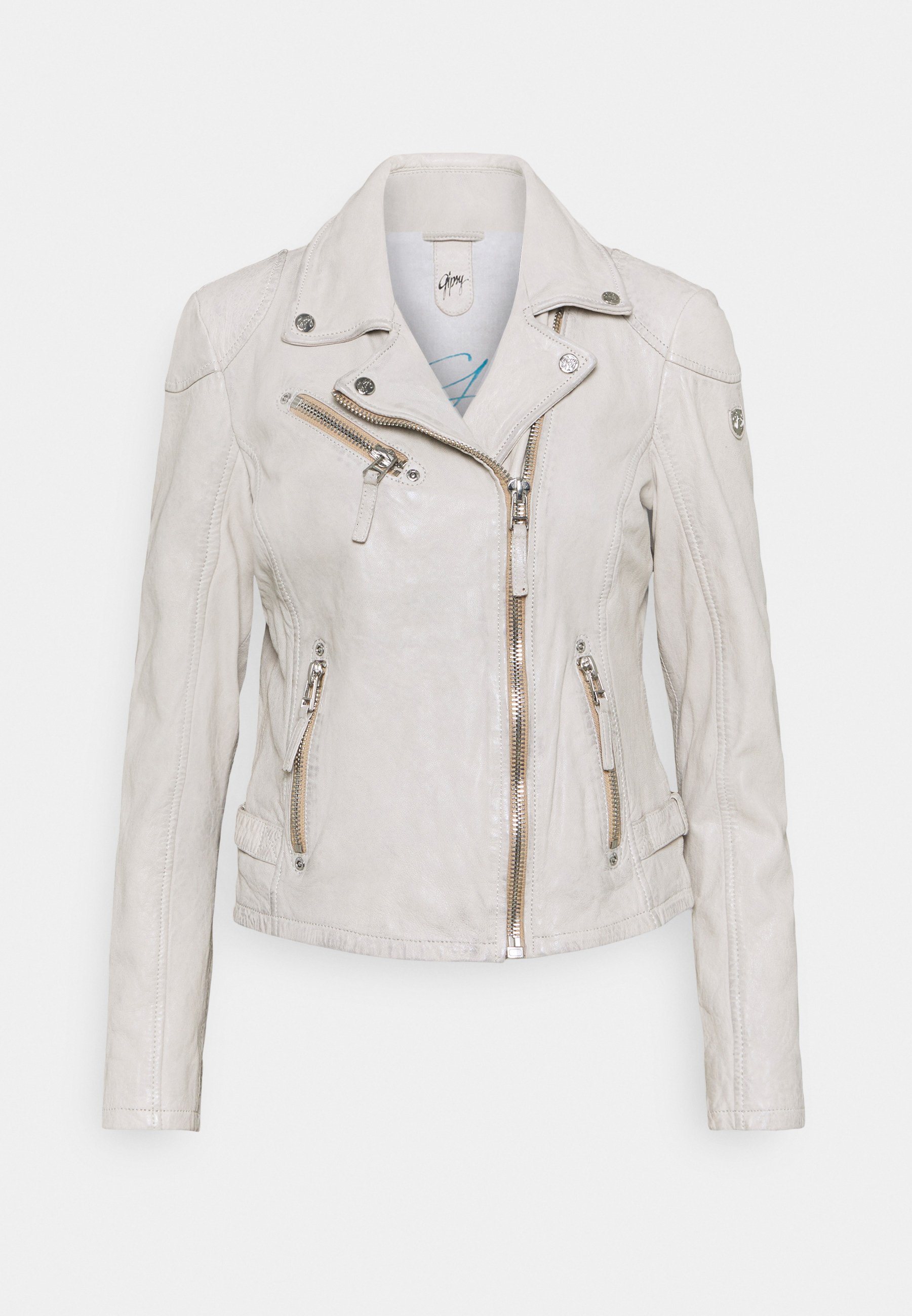 off white leather jackets