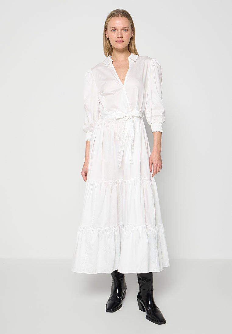 Marc Cain Maxi-jurk crème Marc Cain Maxi-jurk crème