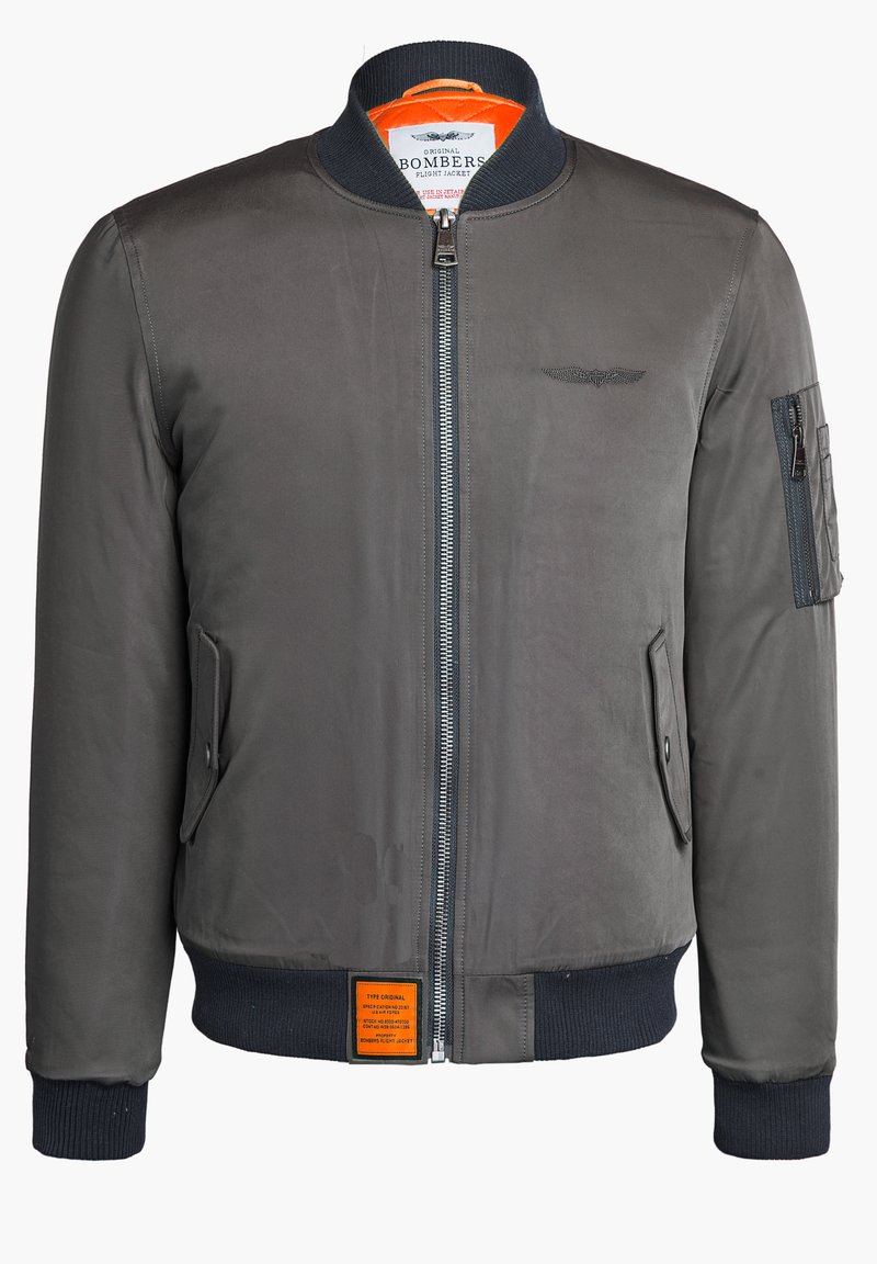 Damen Leichte Jacken | Bombers ORIGINAL Bomberjacke grey/grau - QK19344 Damen Leichte Jacken | Bombers ORIGINAL Bomberjacke grey/grau - QK19344