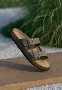Birkenstock - ARIZONA REGULAR UNISEX - Sandals - stone Thumbnail Image 1