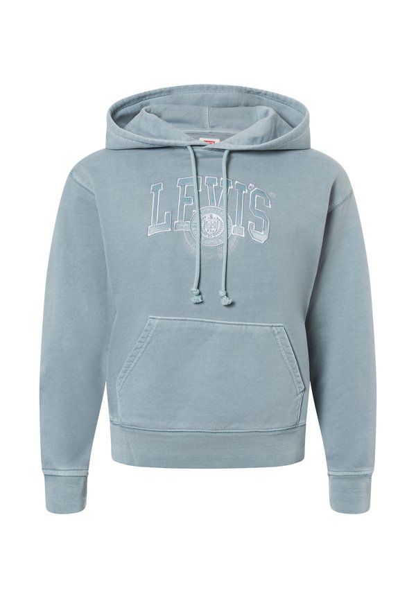 GRAPHIC HERITAGE HOODIE - Kapuzenpullover - hellblau