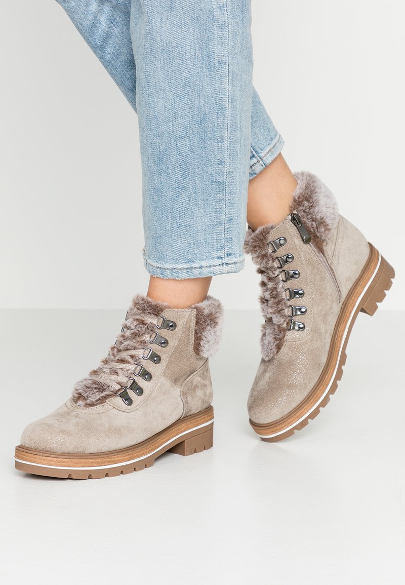Marco Tozzi Ankle boots - taupe