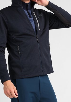 Fleecejacke - mottled dark blue