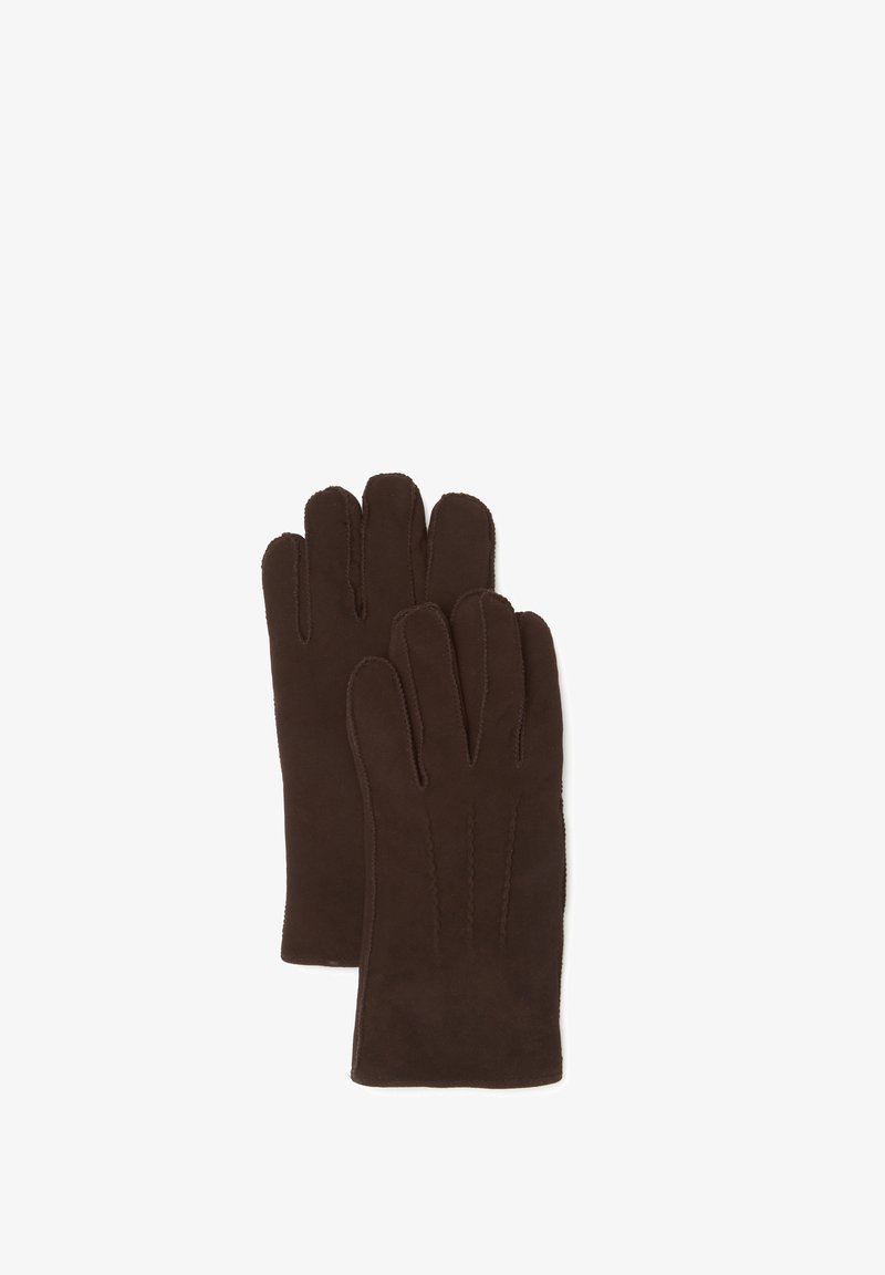 PIOMBO Fingerhandschuh - brown