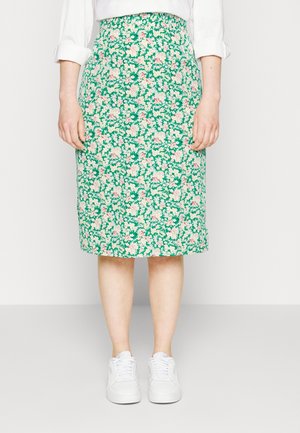 VIEASY MIDI SKIRT - Saia evasé - kelly green