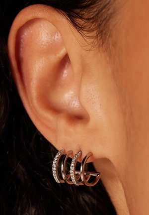 Lucardi Boucles d'oreilles - silver-coloured